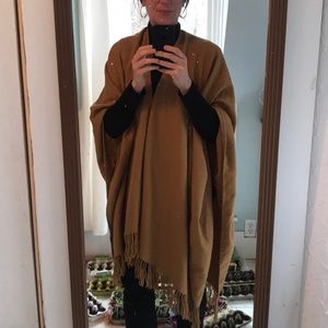 H&M Camel Poncho